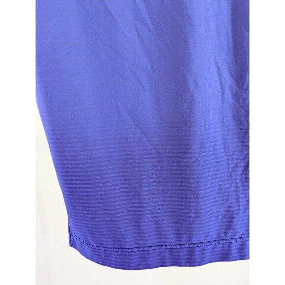 FootJoy Golf Polo Shirt  Men's Small Purple Stripe Whitefish Lake FJ Performance - Picture 7 of 11